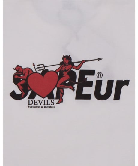 【A0026-303】■KID'S■ANGEL & DEVIL■S/S TEE■ホワイト