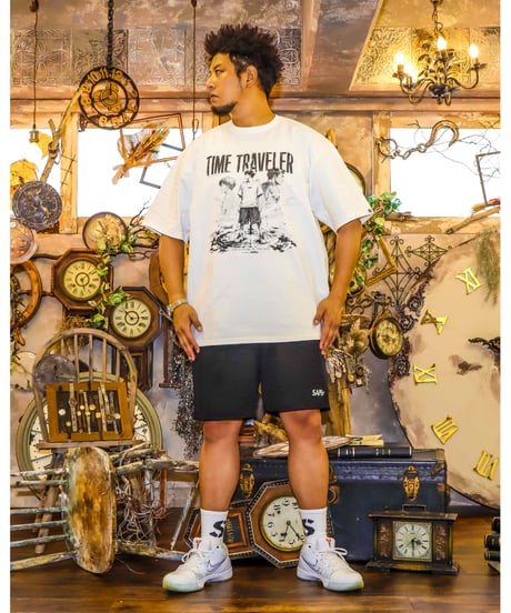 【A0026-305】■TIME TRAVELER■S/S TEE■ホワイト
