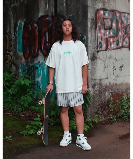 【A0026-286】■CHERISH BLUE HEAD TEE■S/S TEE■ホワイト