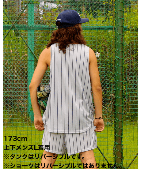 【A0026-239】 ■RV DRY BASIC TANK ■ネイビー/ストライプ