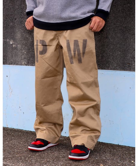【YT0026-004】■45KHAKI PWSTENCIL CUSTOM■チノパン■チノベージュ