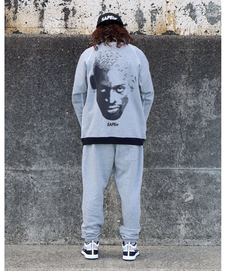 【A0026-338】■CREWNECK SWEAT■霜降りグレー