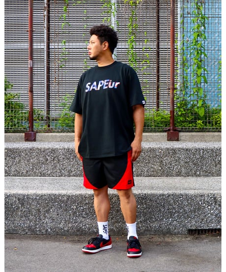 【A0026-257】■LEGACY SHORTS■ブラック/レッド