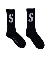 【A0026-186】■CREW SOCKS■ブラック