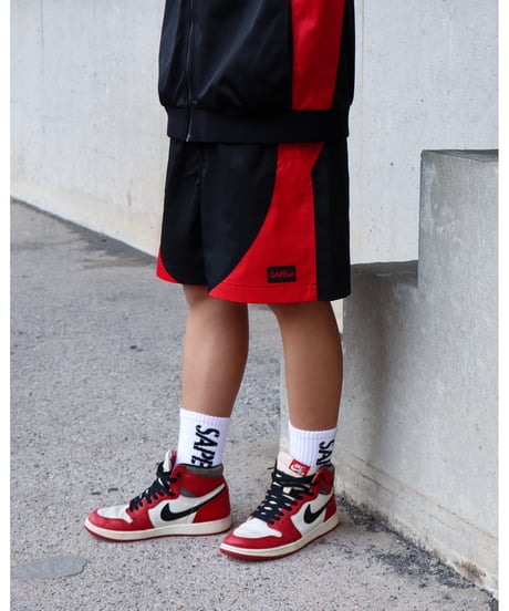 【A0026-257】■LEGACY SHORTS■ブラック/レッド