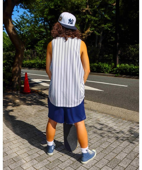 【A0026-239】 ■RV DRY BASIC TANK ■ネイビー/ストライプ