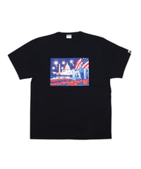 【A0026-233】■YOUTH■INDEPENDENCE DAY GRAPHIC TEE■S/S TEE■ブラック