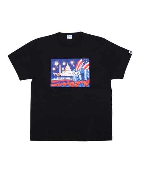【A0026-233】■YOUTH■INDEPENDENCE DAY GRAPHIC TEE■S/S TEE■ブラック