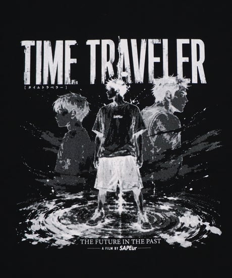 【A0026-306】■TIME TRAVELER■S/S TEE■ブラック