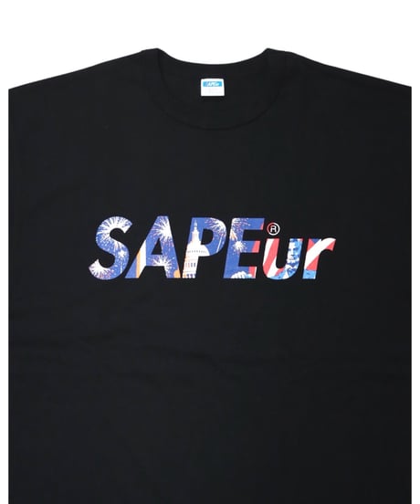 【A0026-225】■INDEPENDENCE DAY LOGO TEE■S/S TEE■ブラック