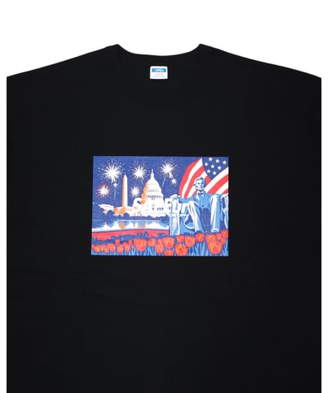 【A0026-231】■INDEPENDENCE DAY GRAPHIC TEE■S/S TEE■ブラック