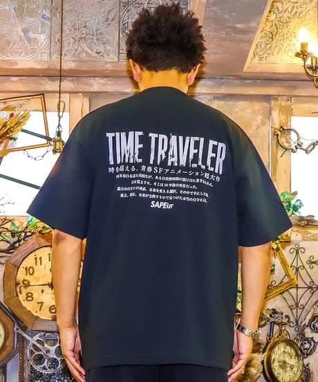 【A0026-306】■TIME TRAVELER■S/S TEE■ブラック