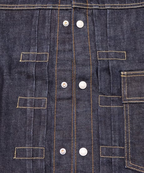 【A0026-259】■WOLF RIDERS DENIM JACKET■インディゴ