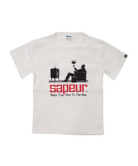 【A0026-271】■KID'S■WATCHING THE GAME TEE■S/S TEE■ホワイト