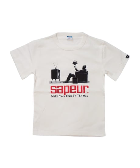 【A0026-271】■KID'S■WATCHING THE GAME TEE■S/S TEE■ホワイト