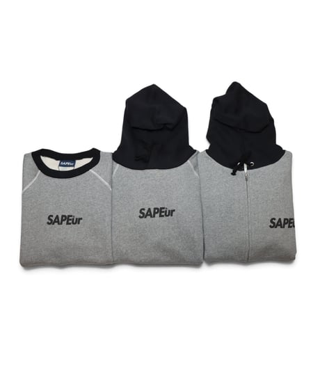 【A0026-337】■PULLOVER SWEAT HOODIE■霜降りグレー