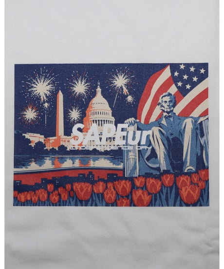 【A0026-232】■YOUTH■INDEPENDENCE DAY GRAPHIC TEE■S/S TEE■ホワイト