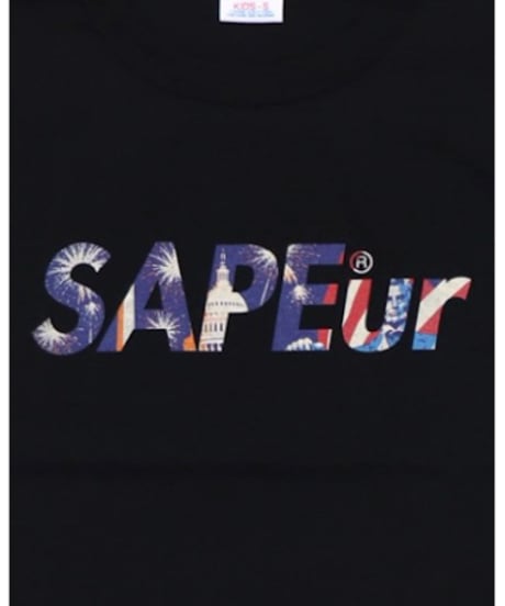 【A0026-229】■KID'S■INDEPENDENCE DAY LOGO TEE■S/S TEE■ブラック