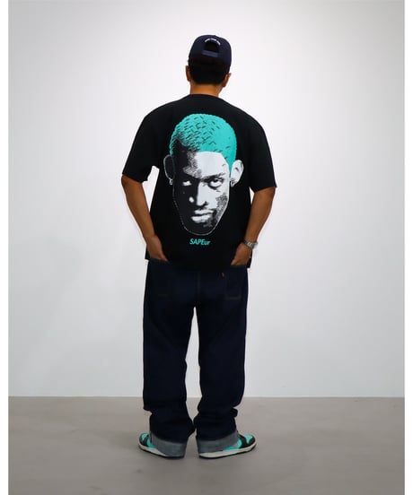【A0026-287】■CHERISH BLUE HEAD TEE■S/S TEE■ブラック