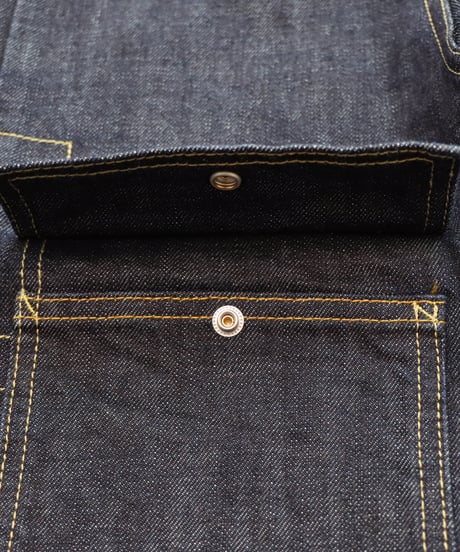 【A0026-259】■WOLF RIDERS DENIM JACKET■インディゴ