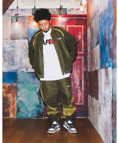 【A0026-004】■REPTILE DUCK TRACK JACKET■オリーブ
