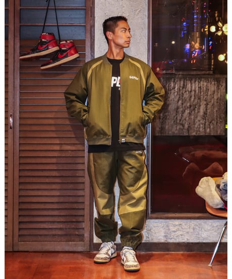 【A0026-004】■REPTILE DUCK TRACK JACKET■オリーブ