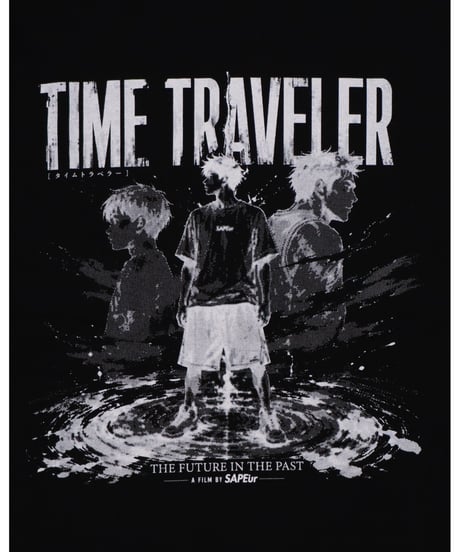 【A0026-308】■YOUTH■TIME TRAVELER■S/S TEE■ブラック