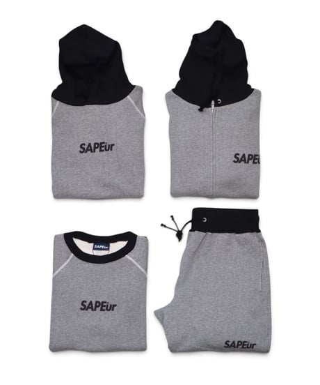 【A0026-338】■CREWNECK SWEAT■霜降りグレー