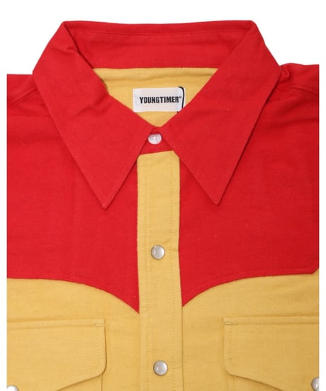 【A0026-064】■YOUNGTIMER WESTERN SHIRT■ヨークレッド