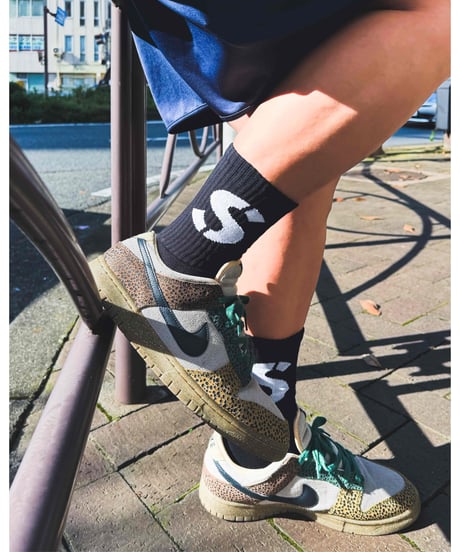 【A0026-186】■CREW SOCKS■ブラック