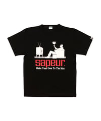 【A0026-270】■YOUTH■WATCHING THE GAME TEE■S/S TEE■ブラック