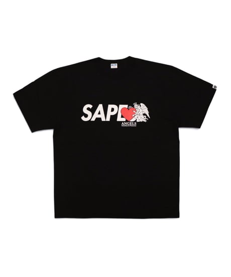 【A0026-300】■ANGEL & DEVIL■S/S TEE■ブラック