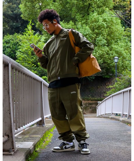 【A0026-005】■REPTILE DUCK TRACK PANTS■オリーブ