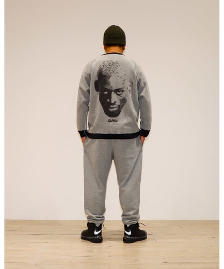【A0026-338】■CREWNECK SWEAT■霜降りグレー