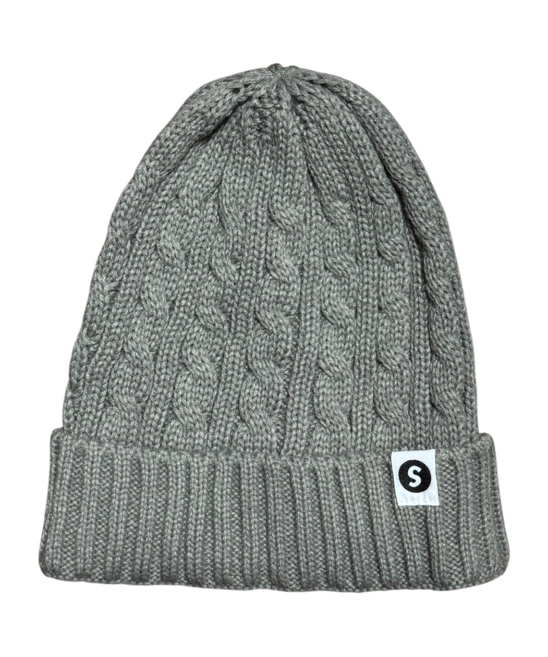 A0026-326】CABLE KNIT CAP□ライトグレー | SAPEur