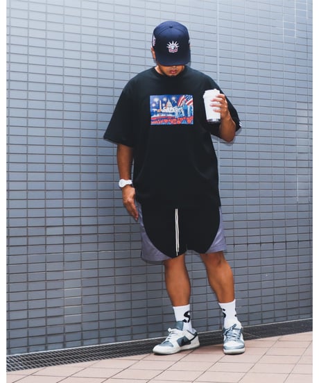 【A0026-231】■INDEPENDENCE DAY GRAPHIC TEE■S/S TEE■ブラック