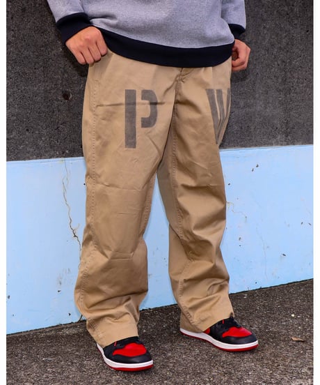 【YT0026-004】■45KHAKI PWSTENCIL CUSTOM■チノパン■チノベージュ