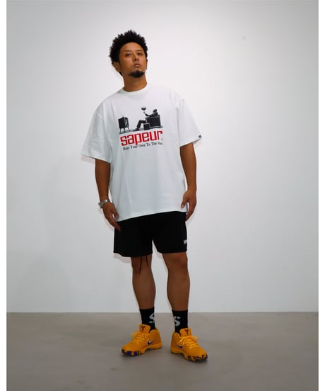 【A0026-267】■WATCHING THE GAME TEE■S/S TEE■ホワイト