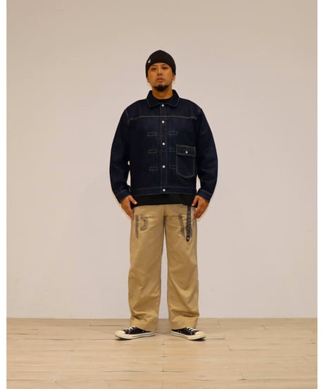 【YT0026-004】■45KHAKI PWSTENCIL CUSTOM■チノパン■チノベージュ
