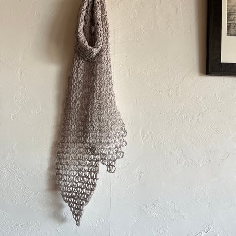 ハマナカ洗えるリネンで編むLinaria Scarf-編み図データのみ-