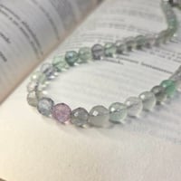 天使の羽・フローライトネックレス