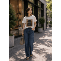 【THOMAS MAGPIE】キネトスコーププリント Tシャツ