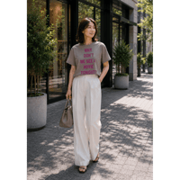 【THOMAS MAGPIE】メッセージプリント Tシャツ