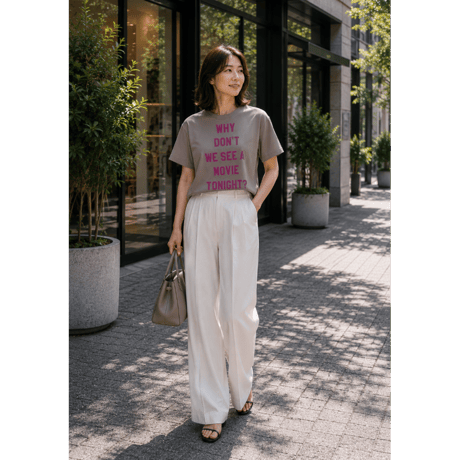 【THOMAS MAGPIE】メッセージプリント Tシャツ
