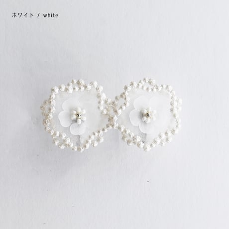 BUBBLE FLORAL PIERCE / EARRING (BASIC)