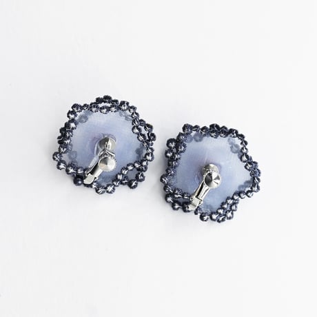 BUBBLE FLORAL PIERCE / EARRING (COLOR)