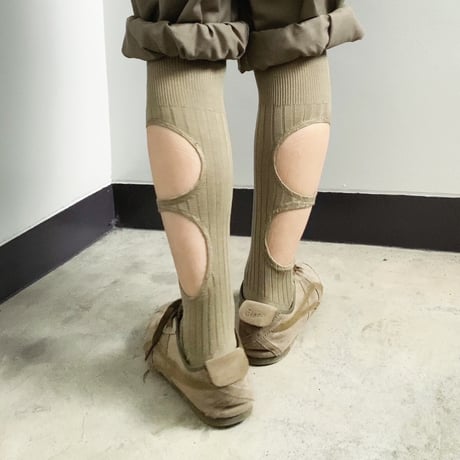OMA Non Standard Contemporaly Reaped Dimension socks 02. (Two hole Ver.) on military