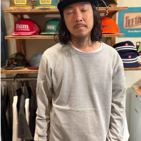 ROLL UP SWEATER (GRY)