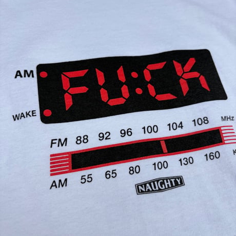 ALARM CLOCK S/S Tee(WHT)