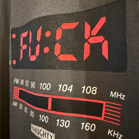 ALARM CLOCK S/S Tee(BLK)